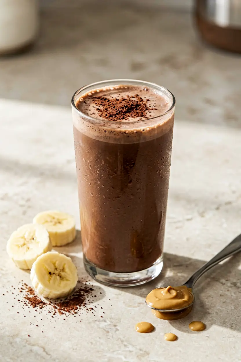 rich chocolate smoothie