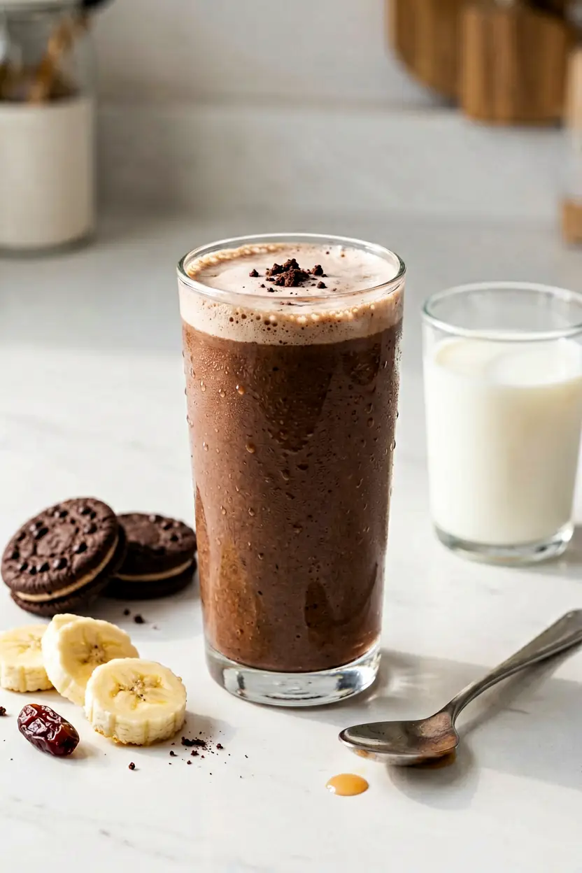 salted caramel oreo smoothie