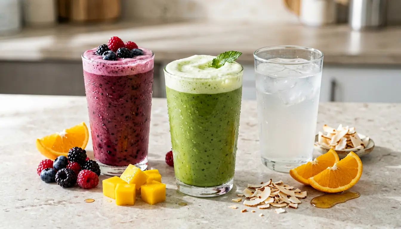 smoothies strawberry mango
