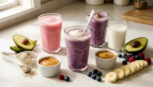 smoothies with almond milk