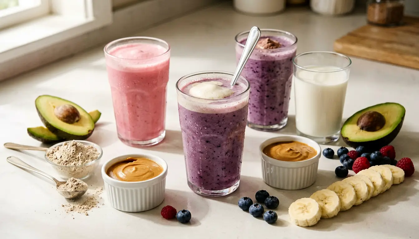 smoothies with almond milk
