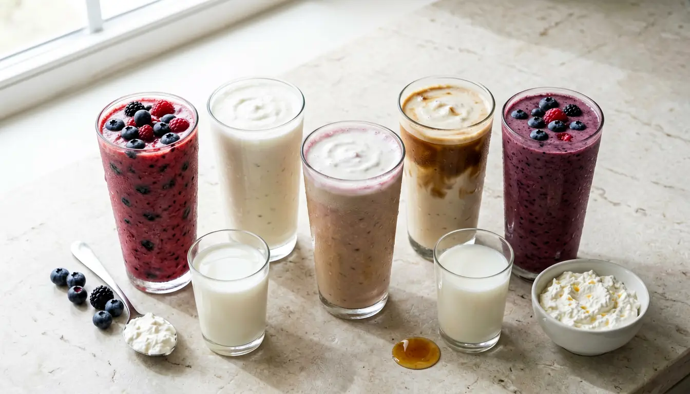 smoothies with cottage cheese