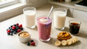 smoothies with oat milk