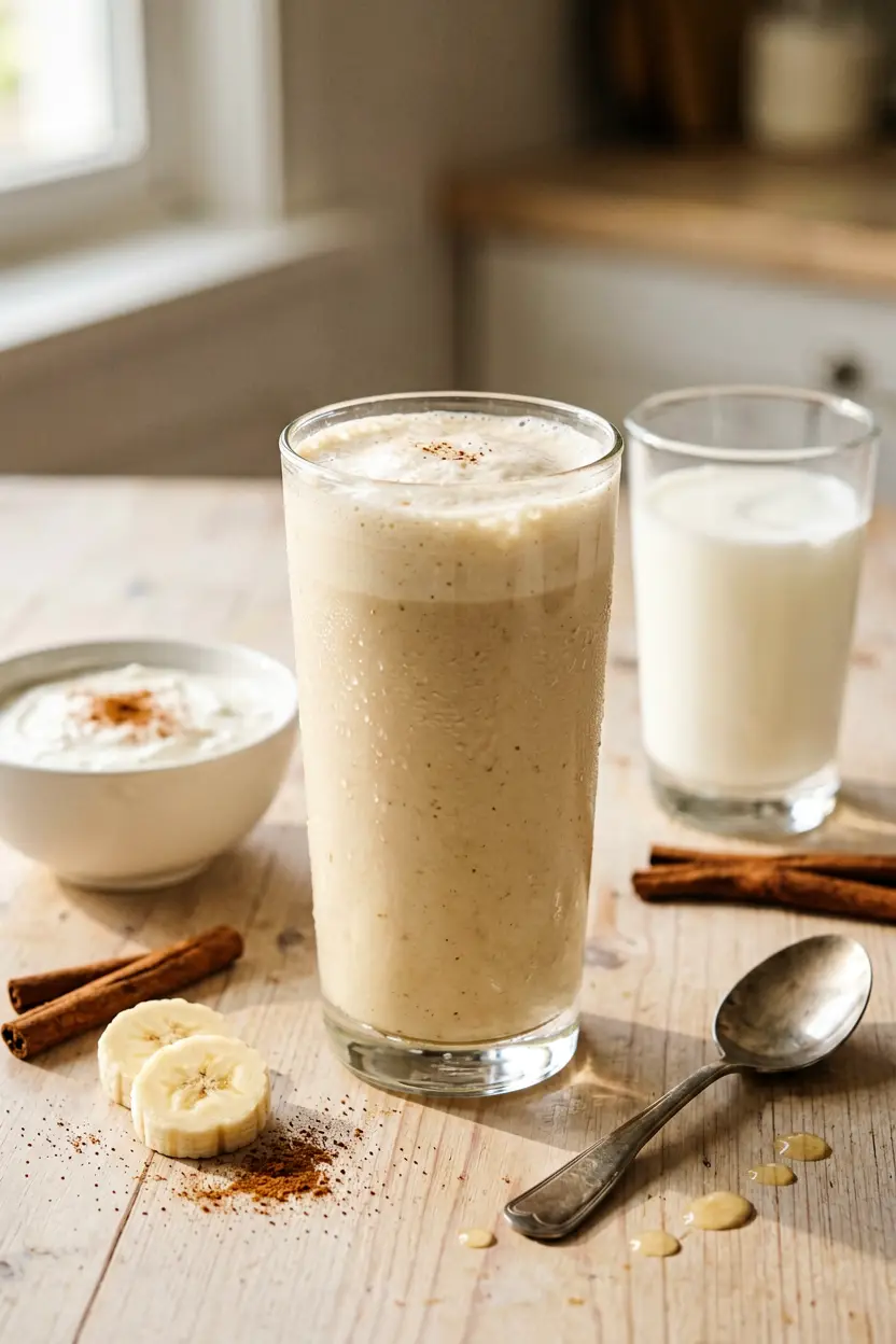spiced banana smoothie