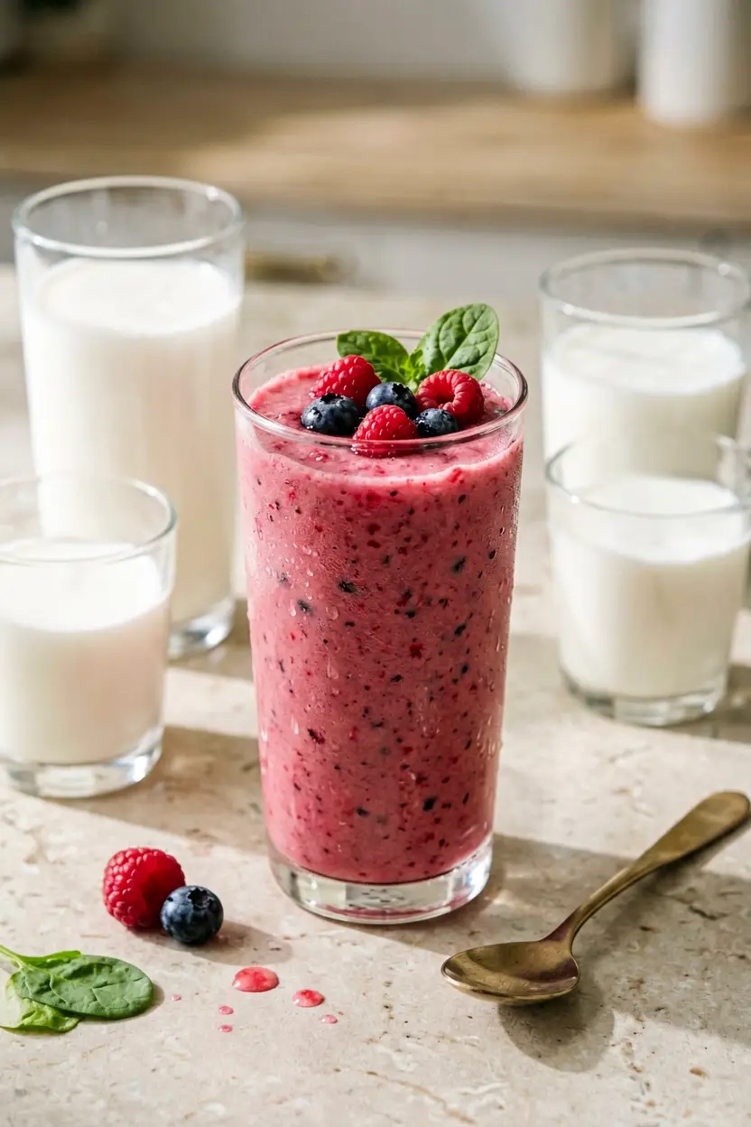 spinach berry smoothie