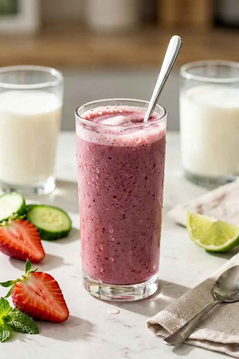 strawberry cucumber smoothie