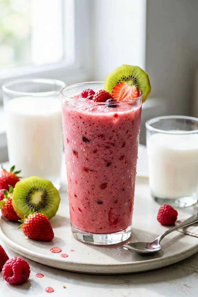 strawberry kiwi smoothie