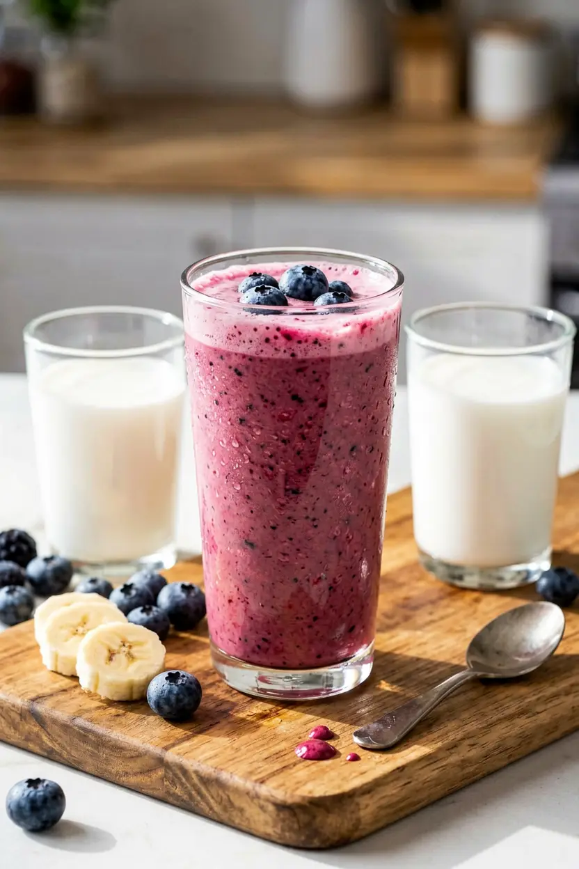 the best blueberry banana smoothie