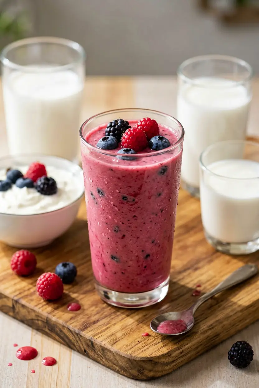 toddler-friendly berry smoothie