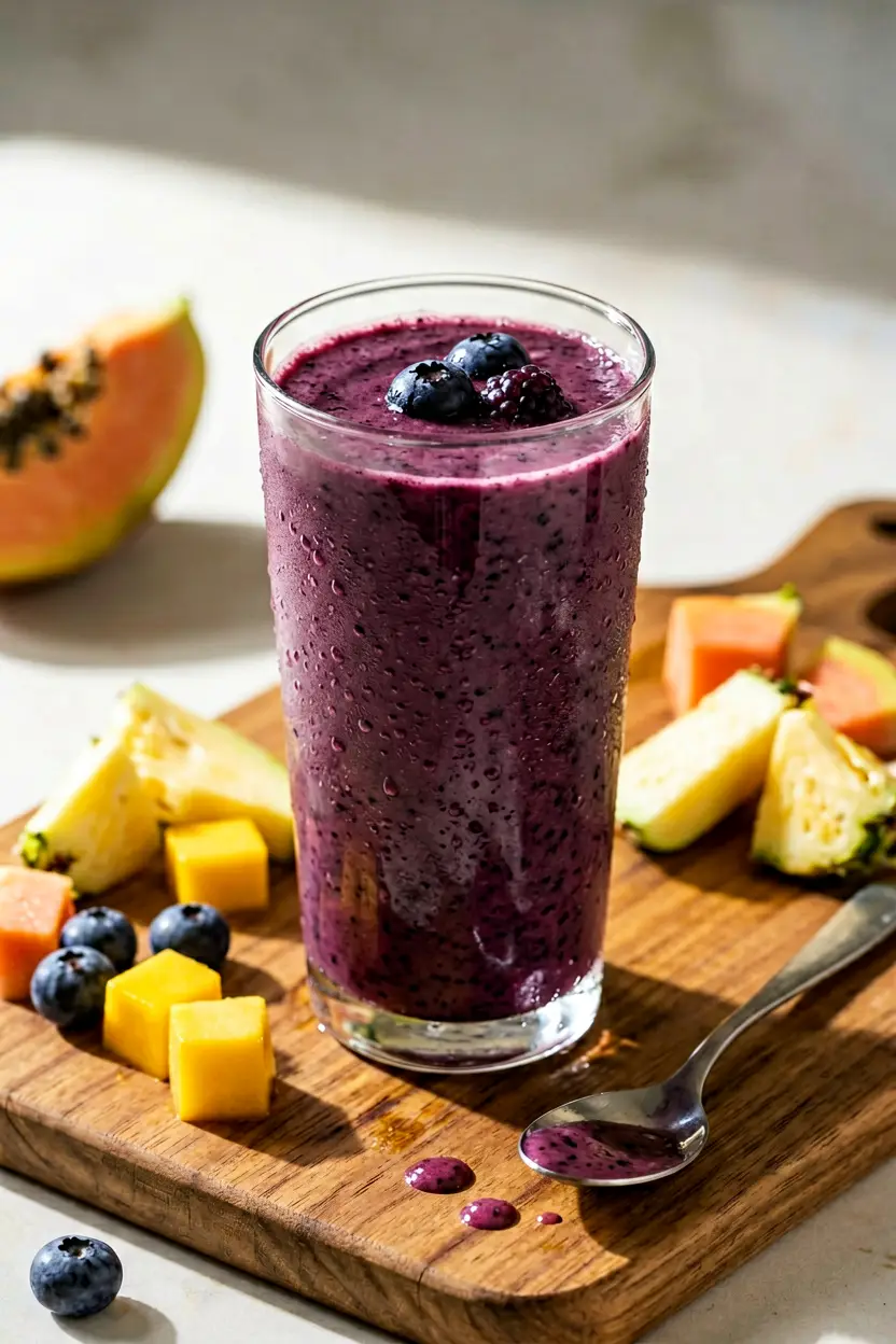 tropical acai smoothie