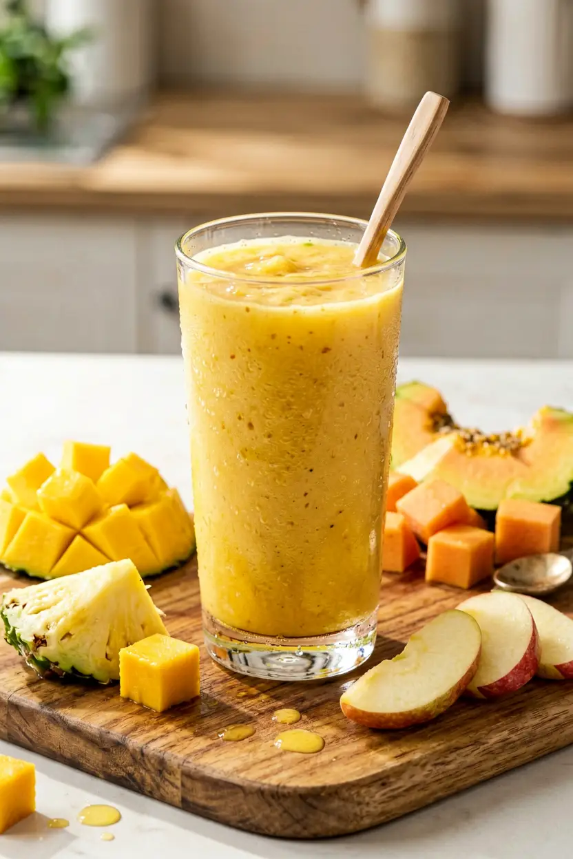 tropical greens smoothie