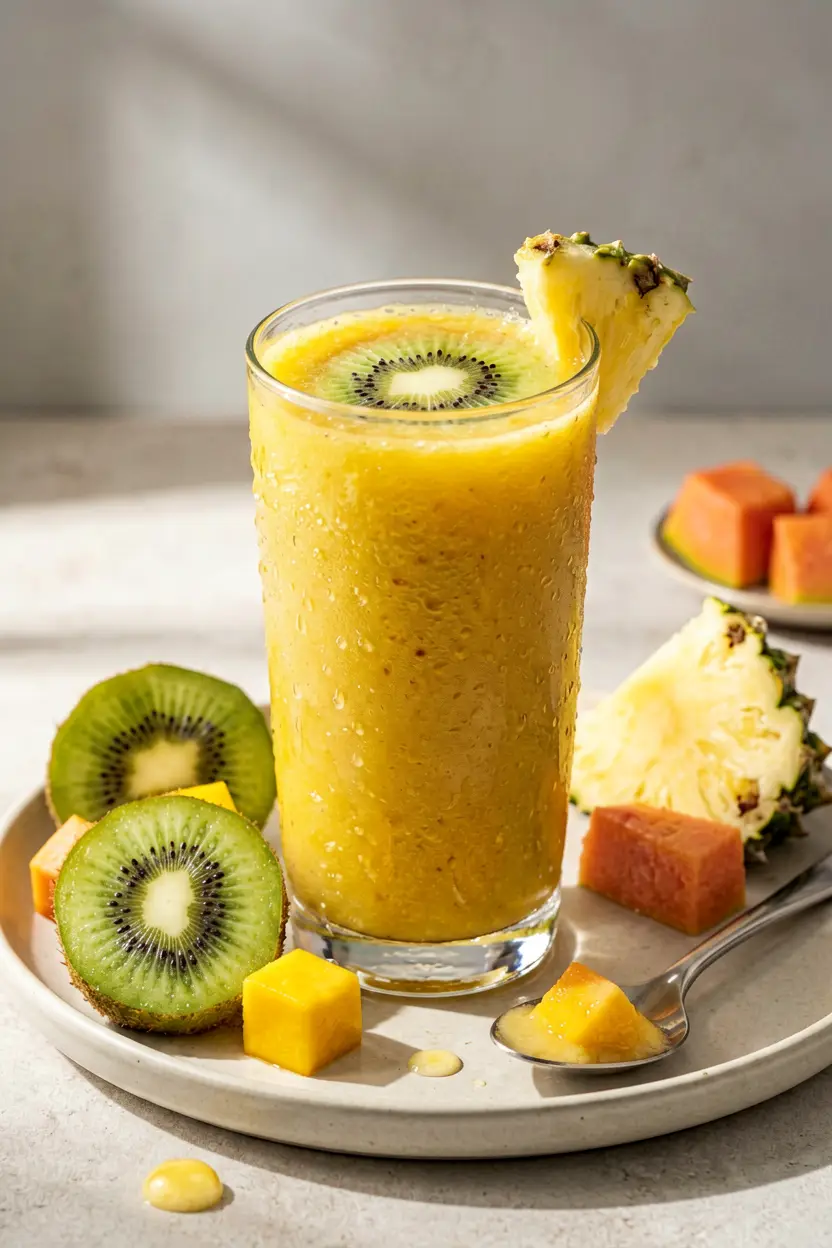 tropical kiwi smoothie