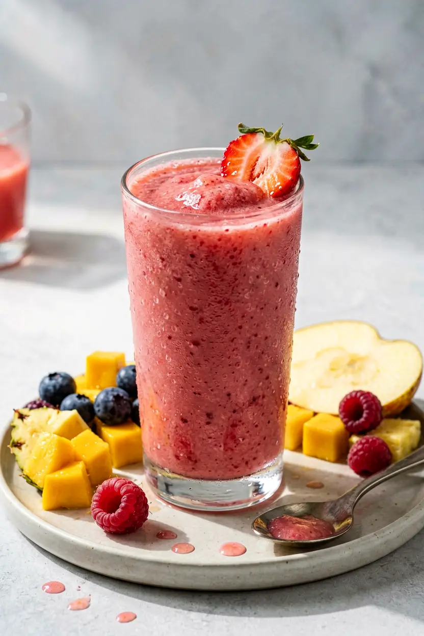 tropical strawberry smoothie