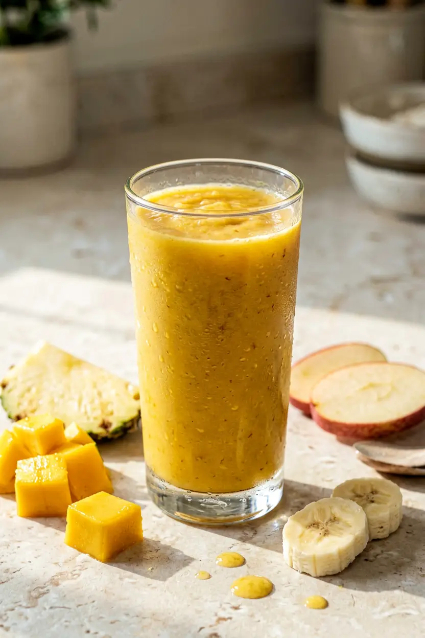 turmeric ginger fruit smoothie