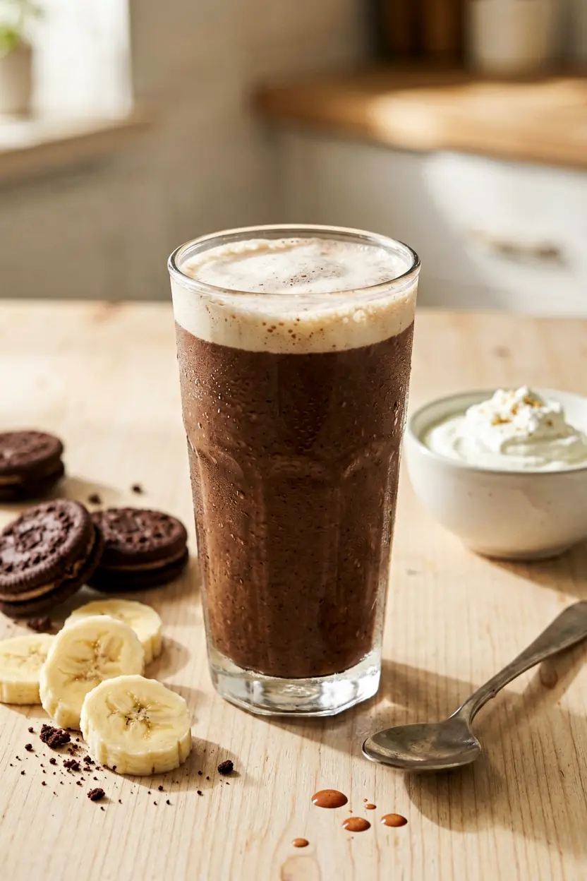 vegan oreo smoothie delight