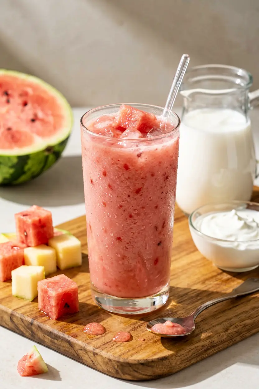 watermelon coconut smoothie