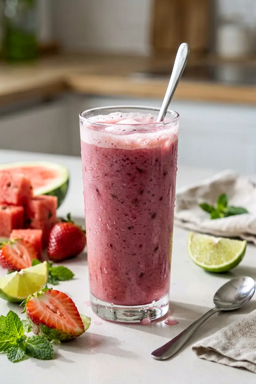 watermelon lime smoothie