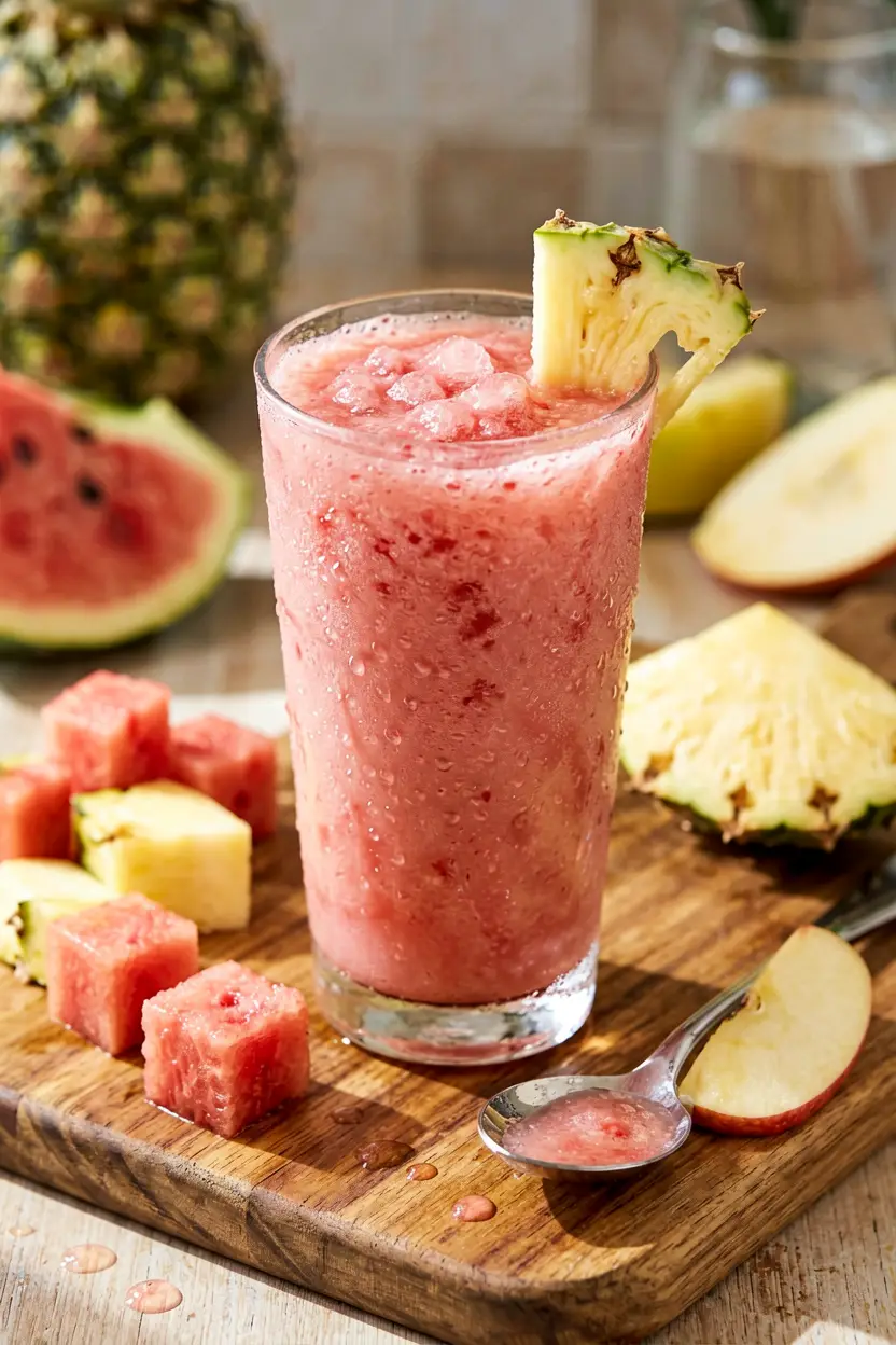 watermelon pineapple smoothie