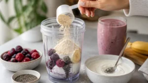 what is the purpose of protein powder in smoothies
