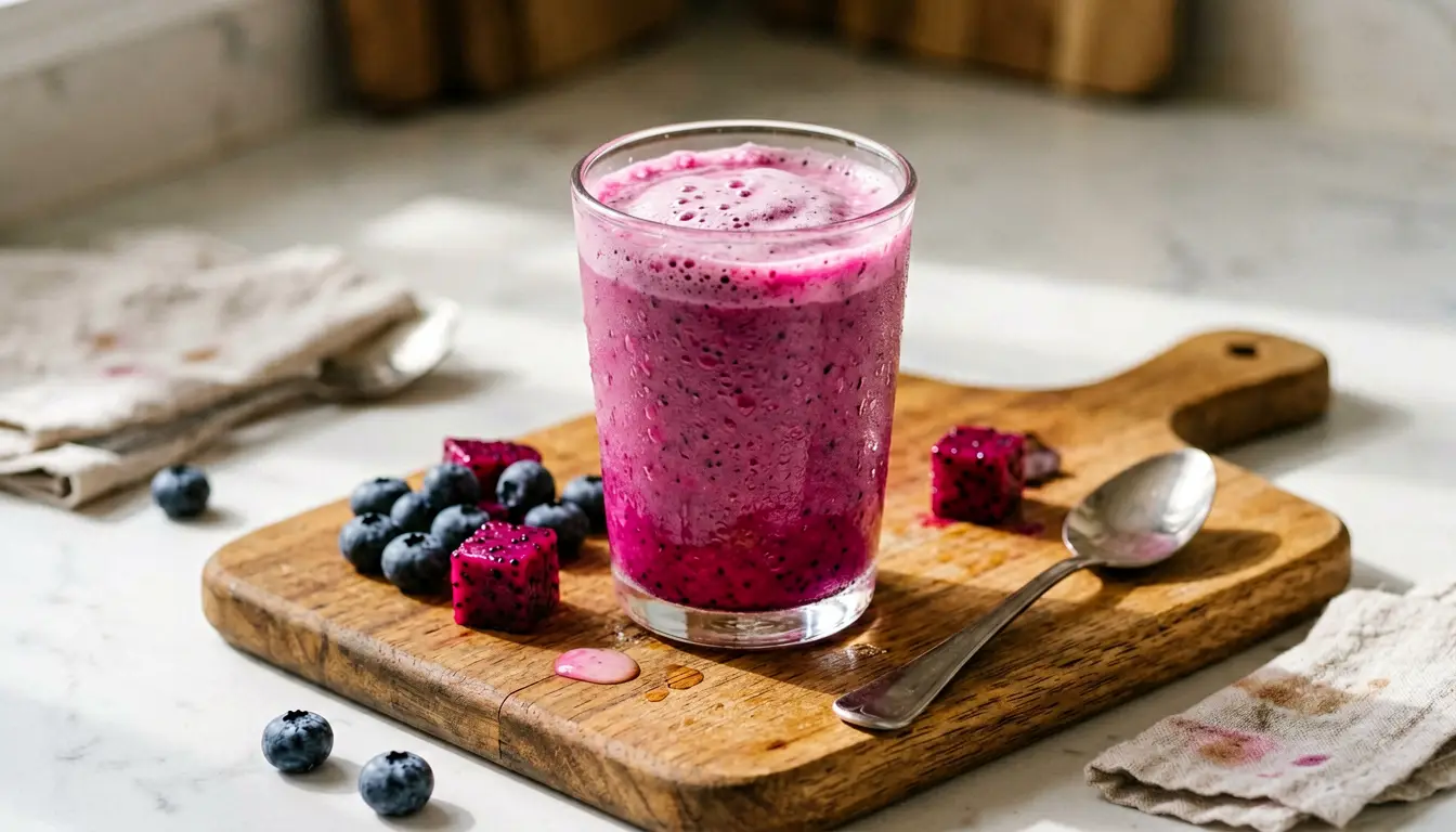 what makes smoothies blue